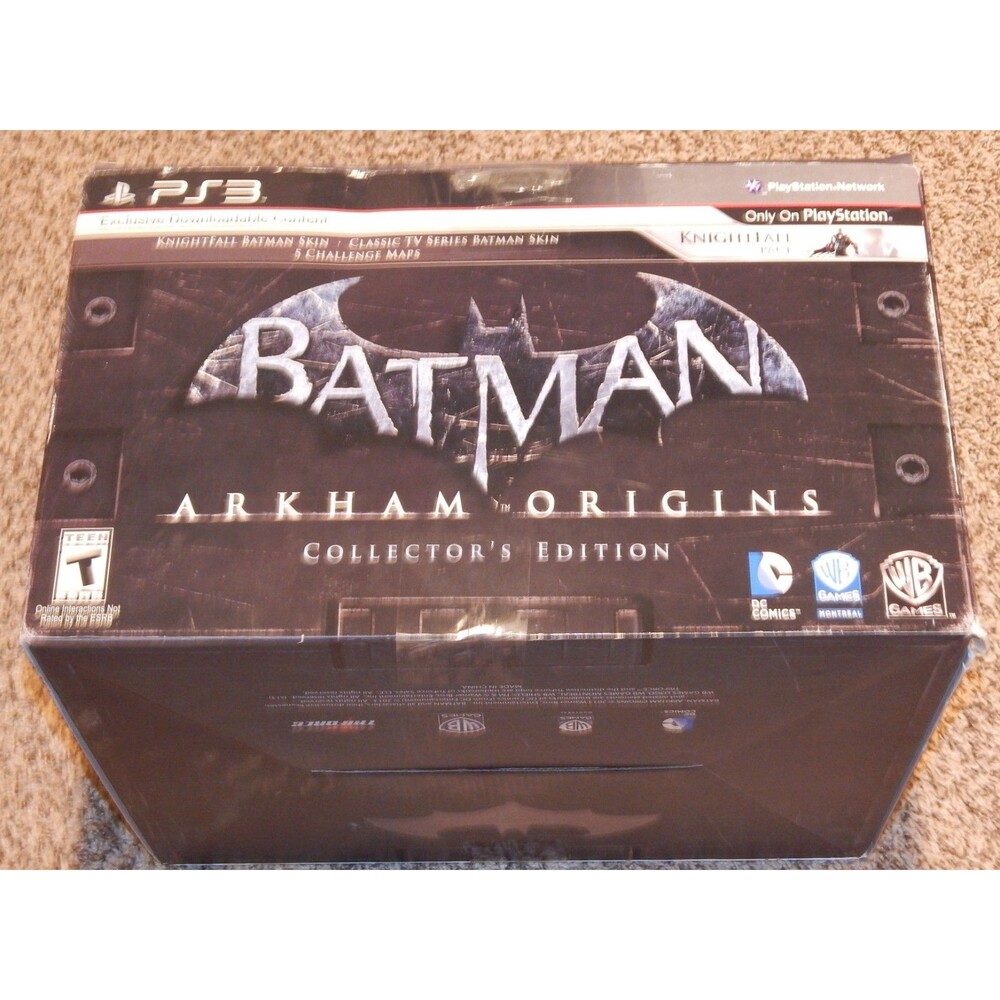 COMPLETE Batman: Arkham Origins Collector's Edition (PlayStation 3) DISC Sealed!